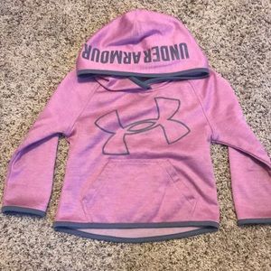 2t Under Armour purple hoodie